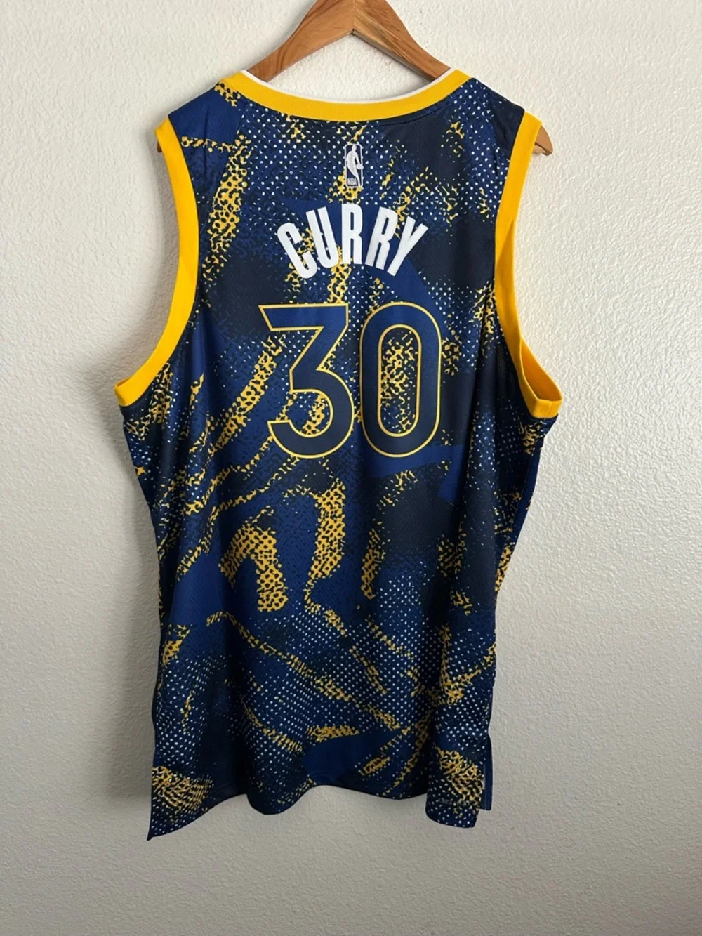 Golden State Warriors Nike Steph Curry NBA Jersey Select Series Men Size 56 2XL